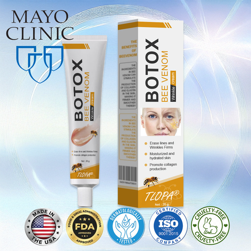 𝗧𝗟𝗢𝗣𝗔® Botox Bee Venom Wrinkle Removal Cream (AAD Recommended)